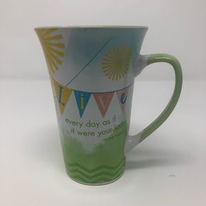 Latte Mug "Dance, Sing, Live"